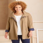 Liz&Me&reg; Funnelneck Raincoat image number null