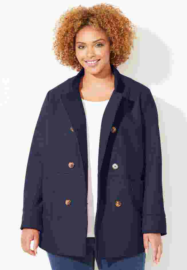 Liz&Me® Military Peacoat image number 0