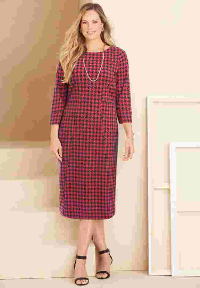 Liz&Me® Ponte Knit Dress image number 0