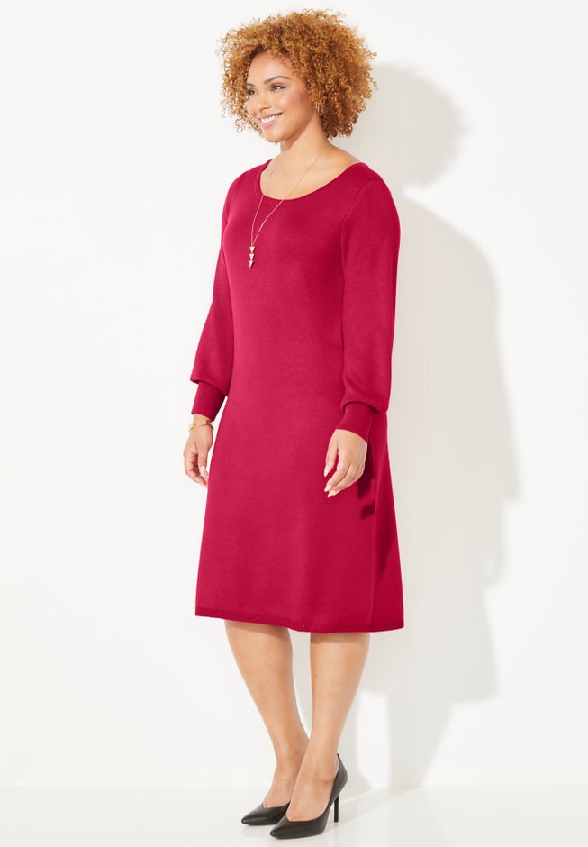 Liz&Me® Boatneck Sweater Dress image number 2