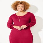 Liz&Me® Boatneck Sweater Dress image number null