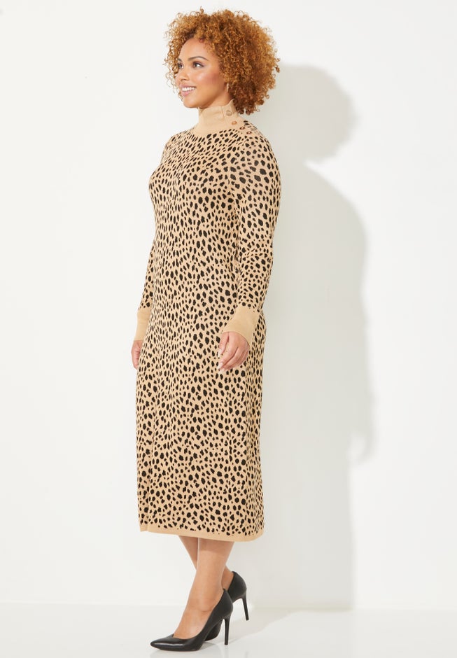 Liz&Me® Mockneck Sweater Dress image number 2