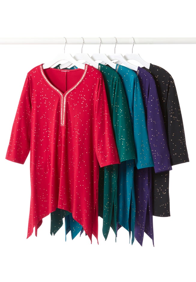 Metallic Dot SharkBite Top image number 3