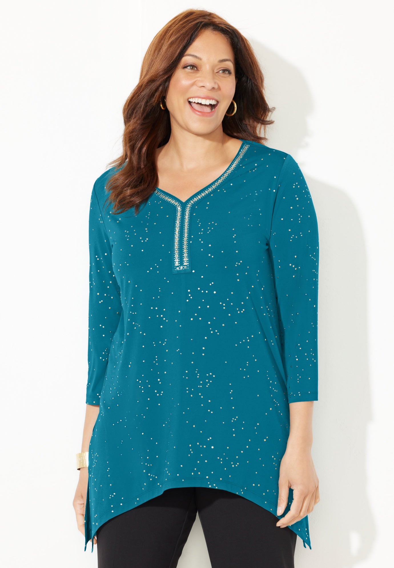 Metallic Dot SharkBite Top image number 0