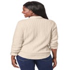 Cable Crewneck Sweater image number null