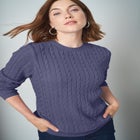 Cable Crewneck Sweater image number 0