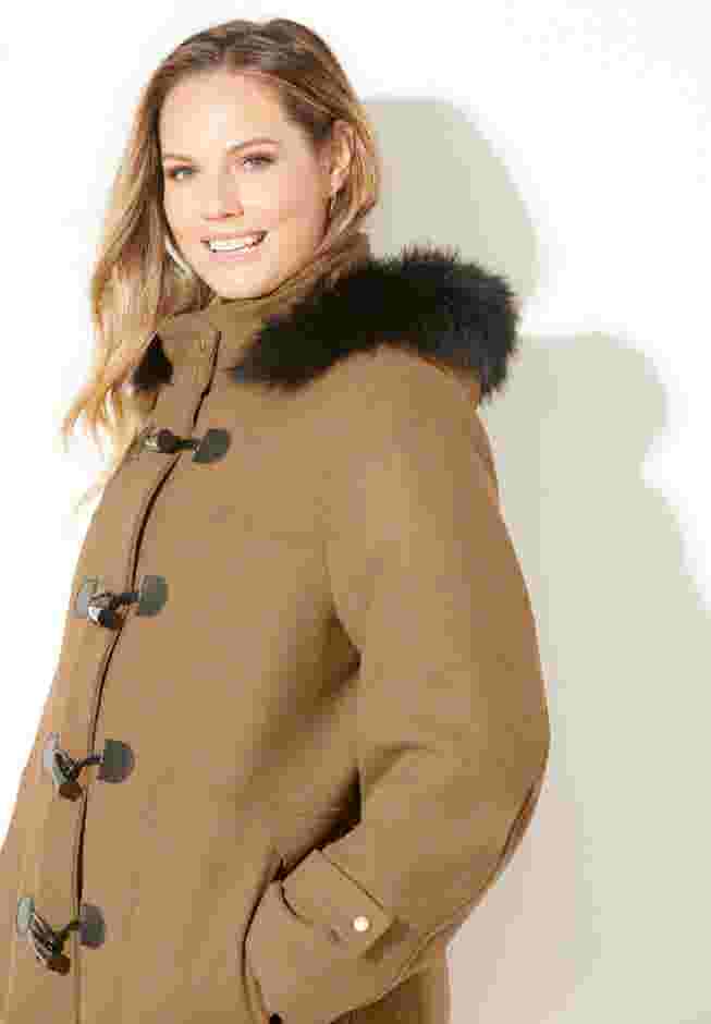 Wool Blend Toggle Peacoat image number 3