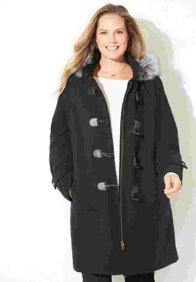 Wool Blend Toggle Peacoat image number 0