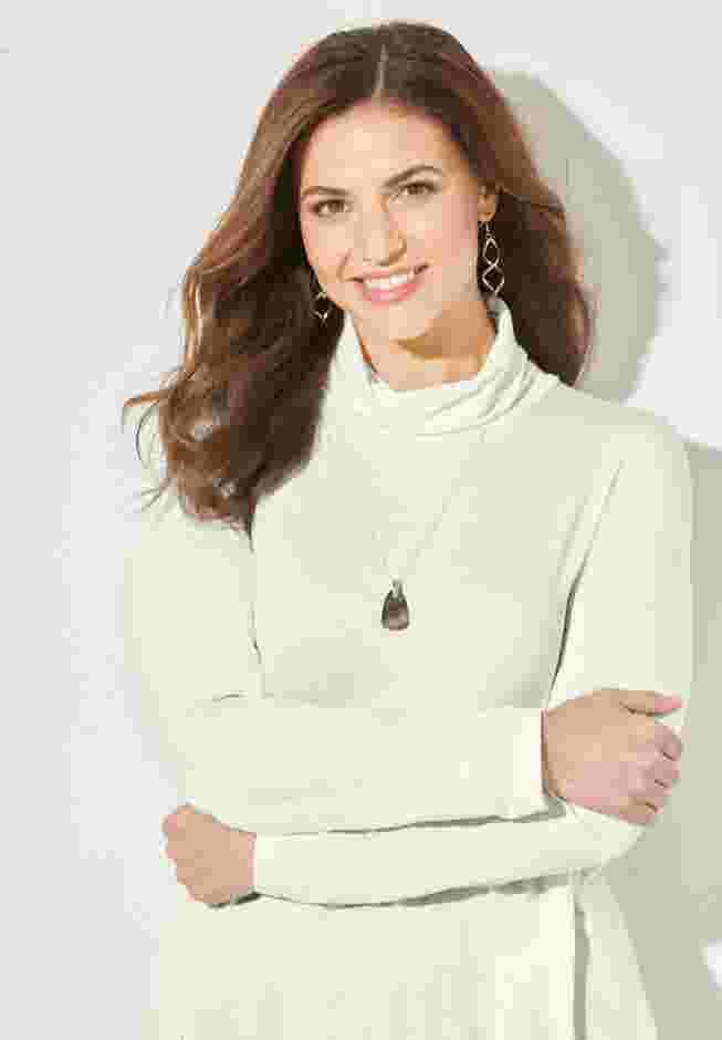 AnyWear Turtleneck Swing Top image number 3