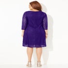 Ring Neck Crochet Lace Dress image number null