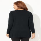 Sequin Trim Tank Cardigan Duet image number null