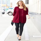 Sequin Trim Tank Cardigan Duet image number null