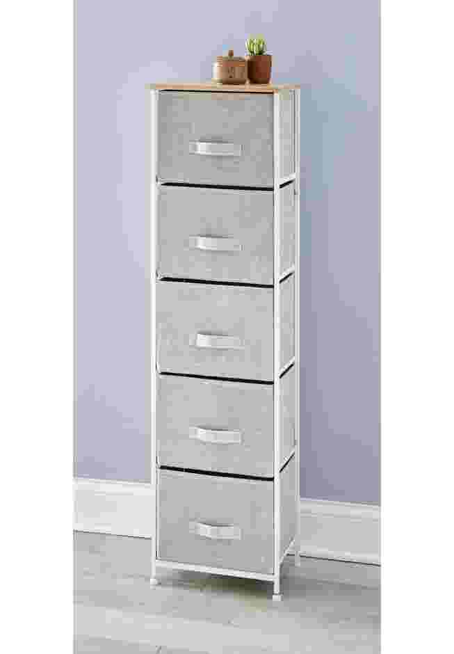 5-Drawer Tall Eve Storage Dresser image number 0