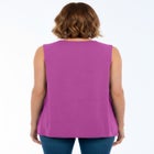 Sleeveless Cutout Knit Tunic image number null