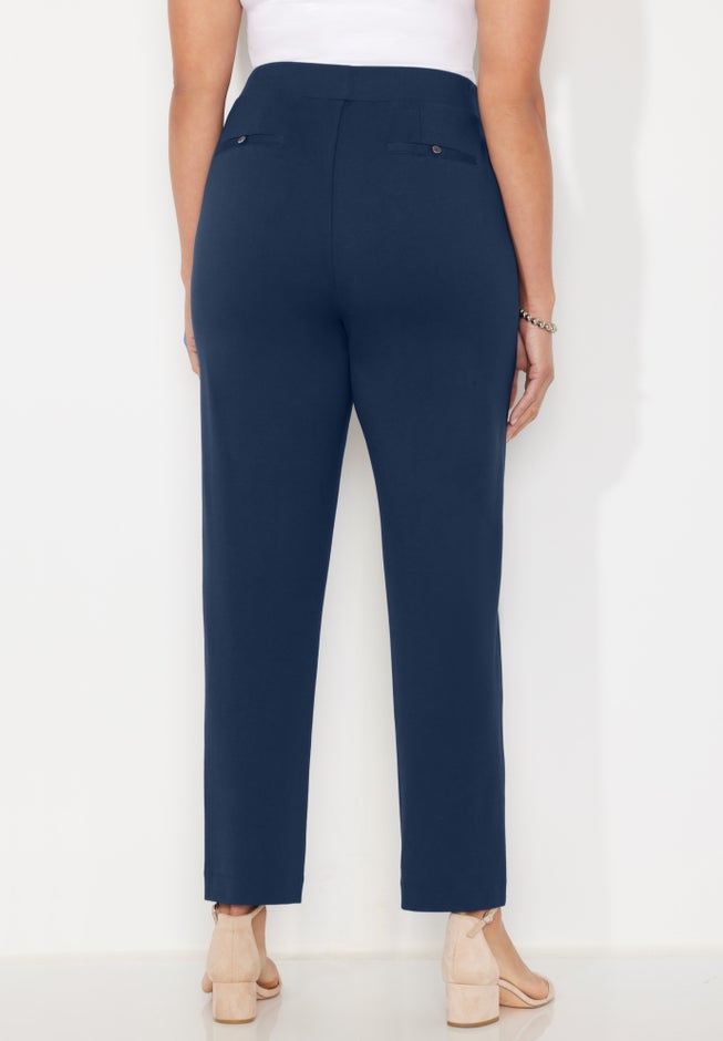 Liz&Me® Slim Leg Ponte Knit Pant image number 1