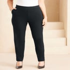 Liz&Me® Slim Leg Ponte Knit Pant image number null