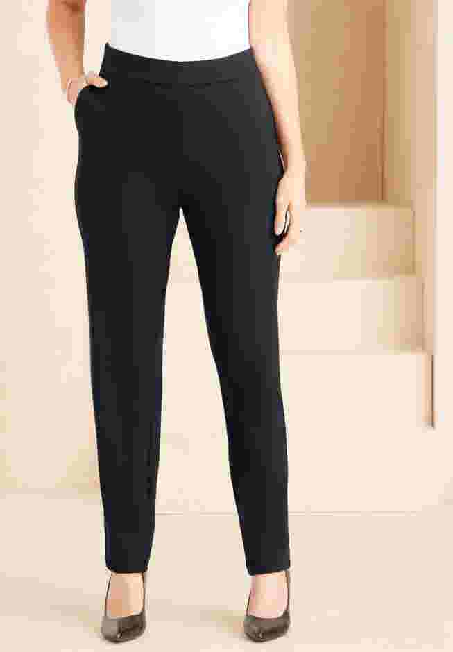 Liz&Me® Slim Leg Ponte Knit Pant image number 4