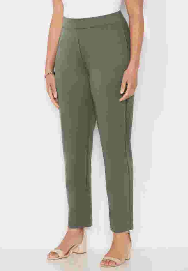 Liz&Me® Slim Leg Ponte Knit Pant image number 0