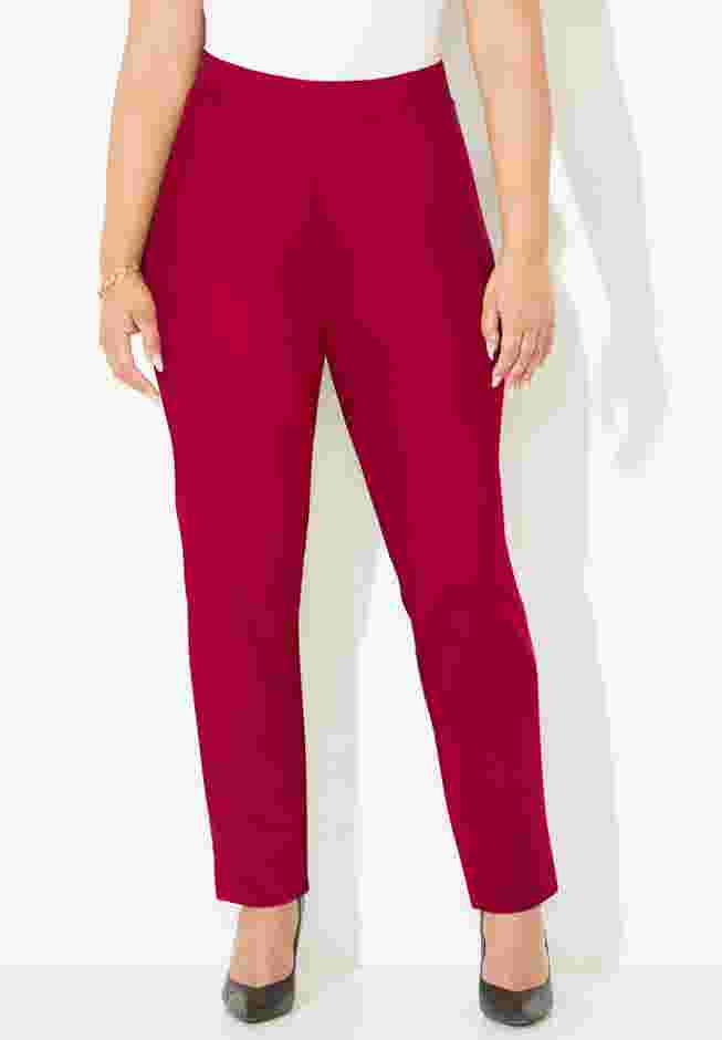 Liz&Me® Slim Leg Ponte Knit Pant image number 0