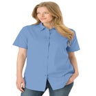 Perfect Short-Sleeve Collared Button Down Shirt image number null