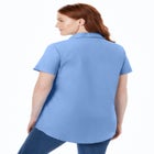 Perfect Short-Sleeve Collared Button Down Shirt image number null