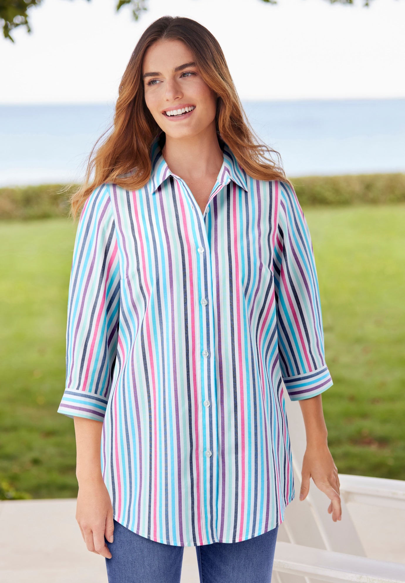 Perfect Three Quarter Sleeve Shirt image number 4
