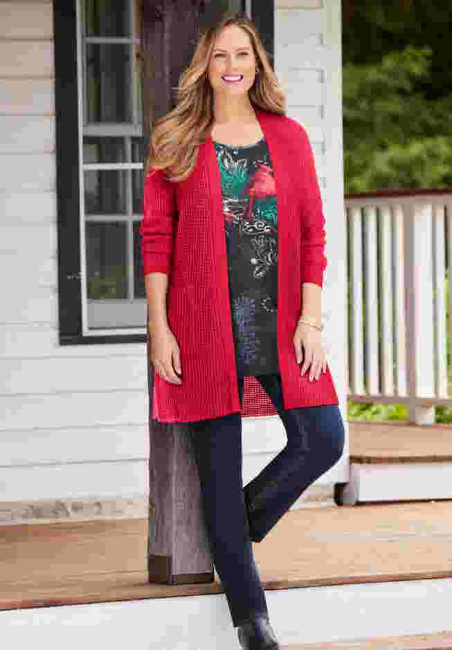3/4 SLEEVE SEASONAL TEE image number 1