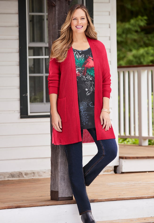 Daydream Waffle Knit Sweater image number 1