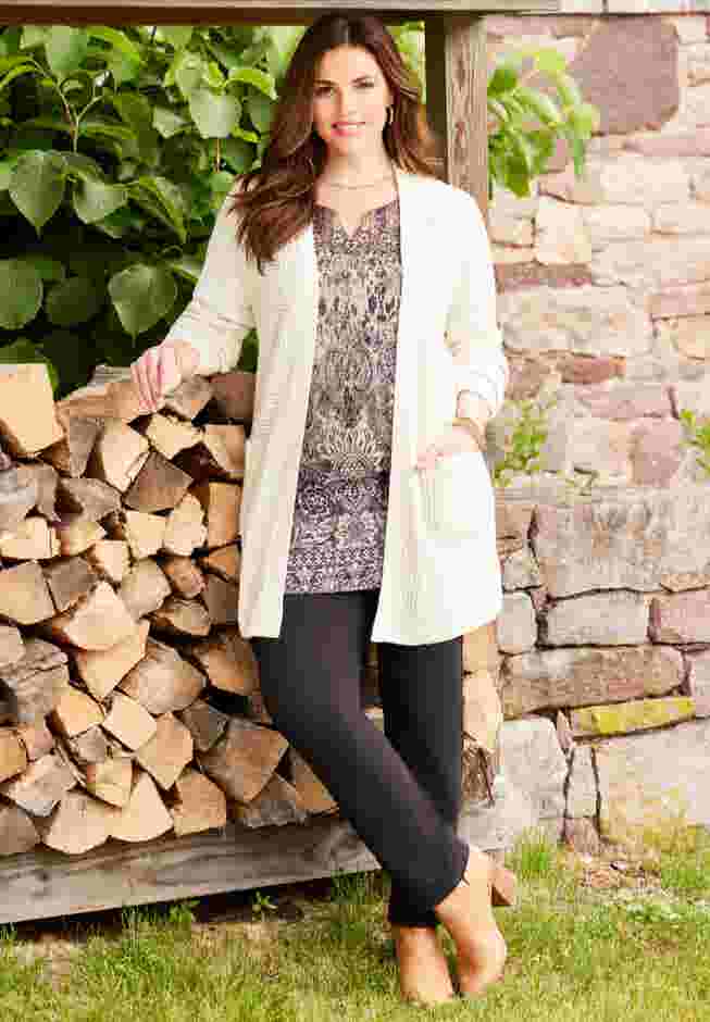 Daydream Waffle Knit Sweater image number 4