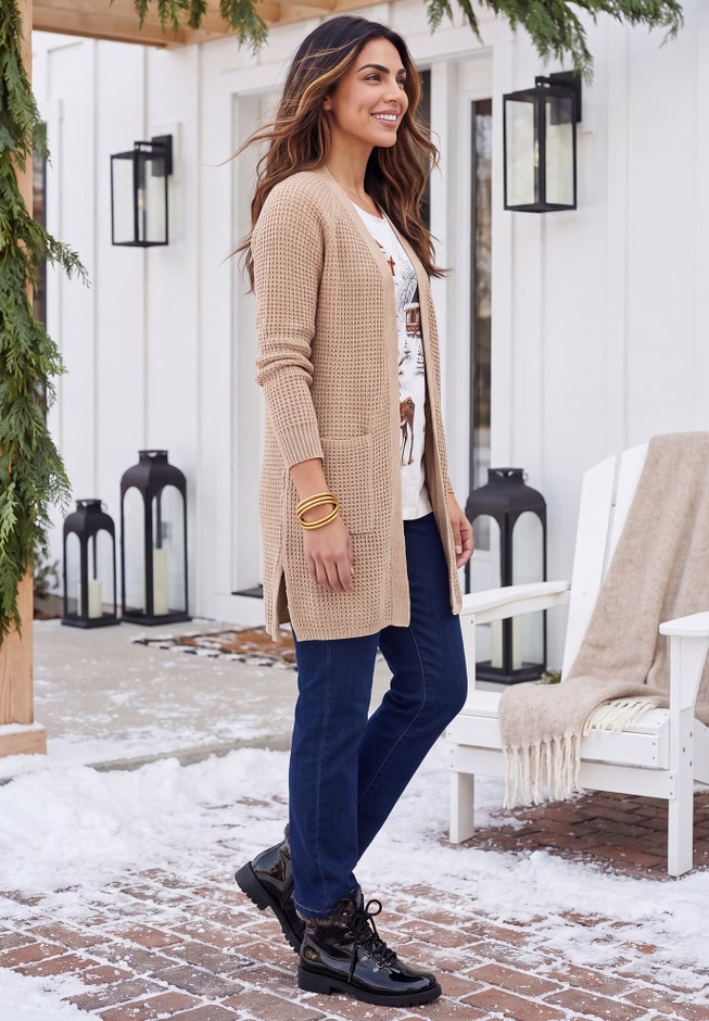 Daydream Waffle Knit Sweater image number 2