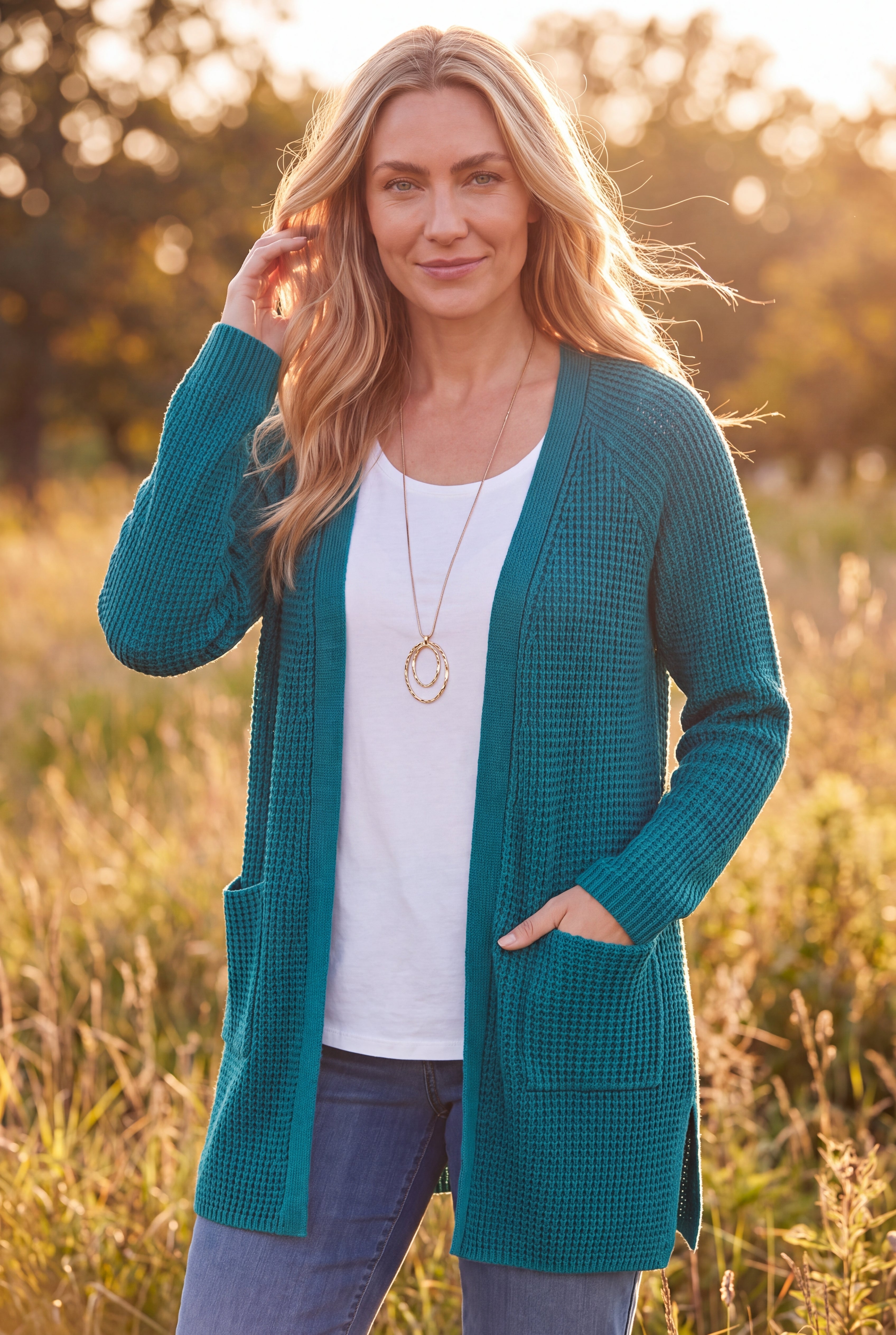 Daydream Waffle Knit Sweater image number 0