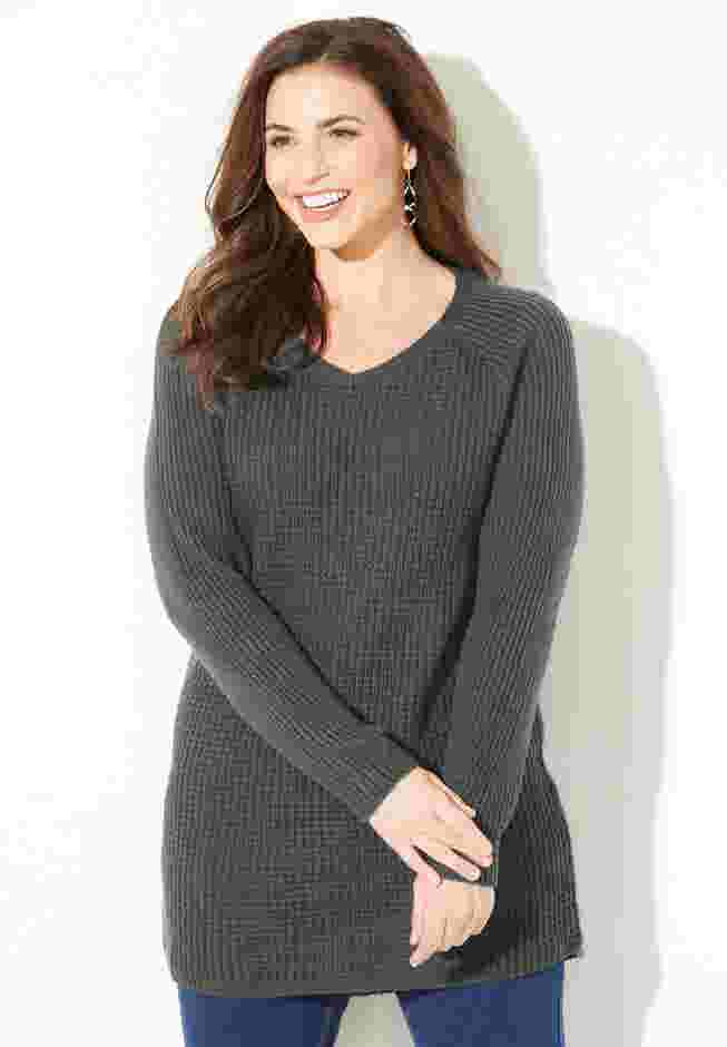 Daydream Waffle Knit Pullover image number 0