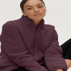 Half-Zip Sherpa Pullover image number 3