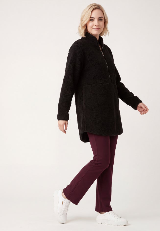 Half-Zip Sherpa Pullover image number 2