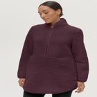 Half-Zip Sherpa Pullover image number 0