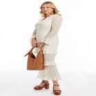 Ruffled Lace Maxi Dress image number null