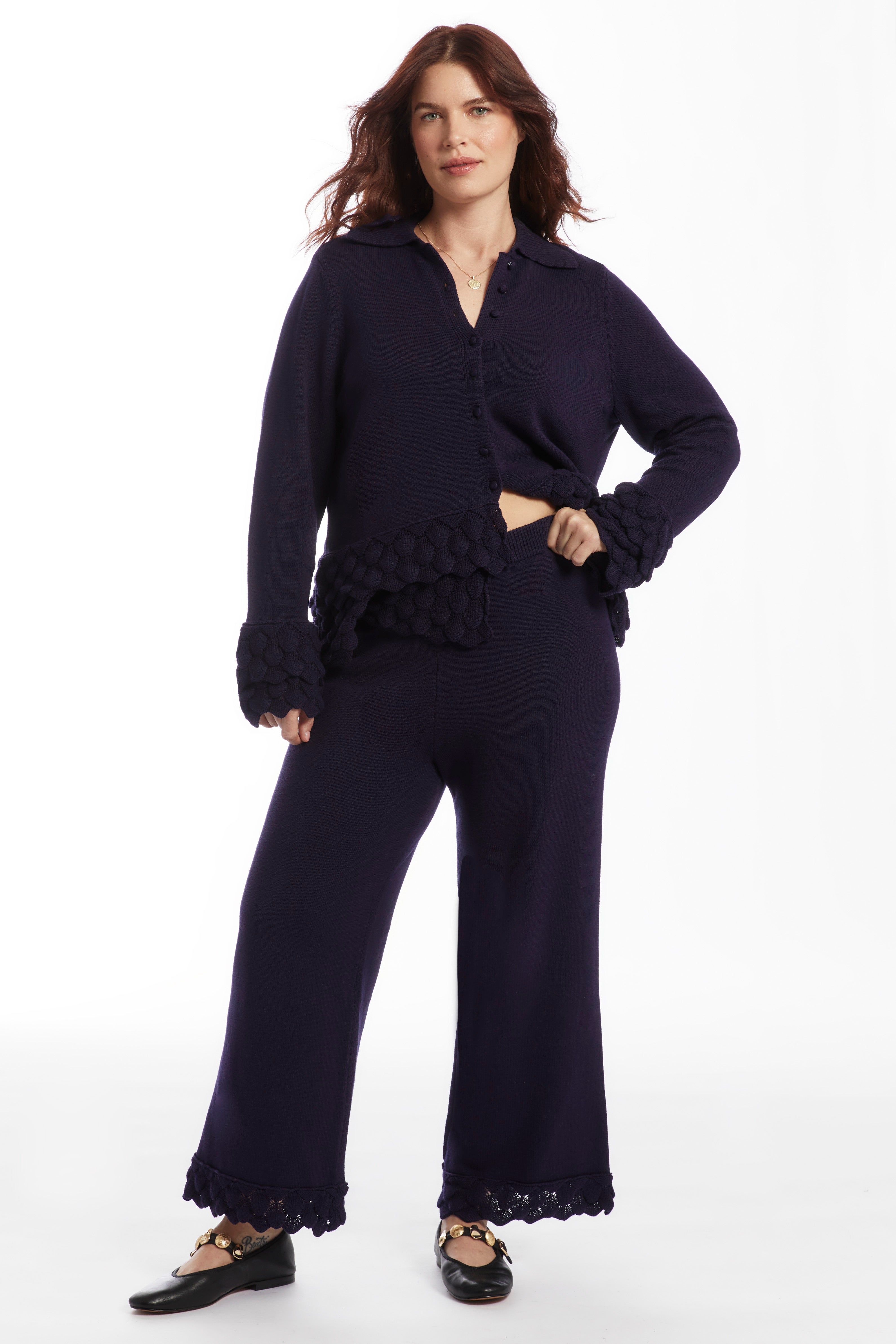 Ruffle Detail Sweater Pant image number 0