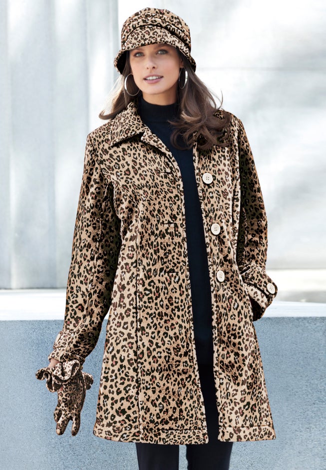 Plus Size Button Up Fleece Jacket image number 1