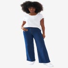 Stretch High-waist Wide Leg Jeans image number null