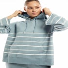 Bell-Sleeve French Terry Sweatshirt image number null