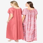2-Pack Long Silky Gown image number null
