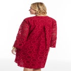 Eyelet Midi Shirtdress image number 2