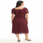Square-Neck Lace Dress image number null