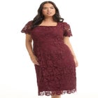 Square-Neck Lace Dress image number null