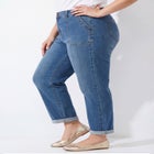 Right Fit&reg; Curvy Roll Cuff Jean image number null
