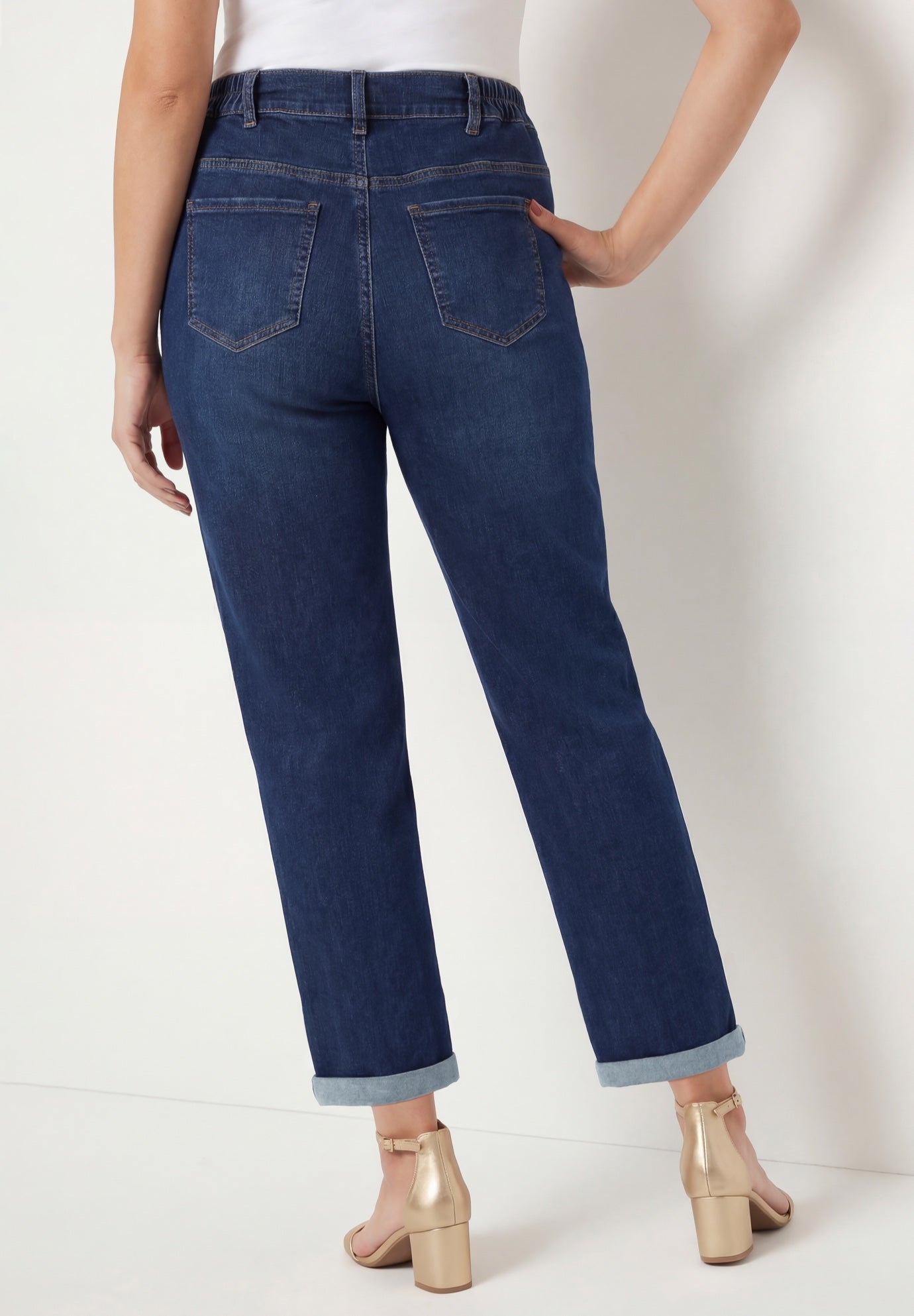 Right Fit&reg; Curvy Roll Cuff Jean image number 1