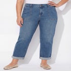 Right Fit&reg; Curvy Roll Cuff Jean image number null
