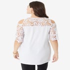 Cold Shoulder Ultrasmooth&reg; Fabric Tunic image number null