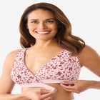 Velcro Crossover Wireless Lounge Bra image number 0