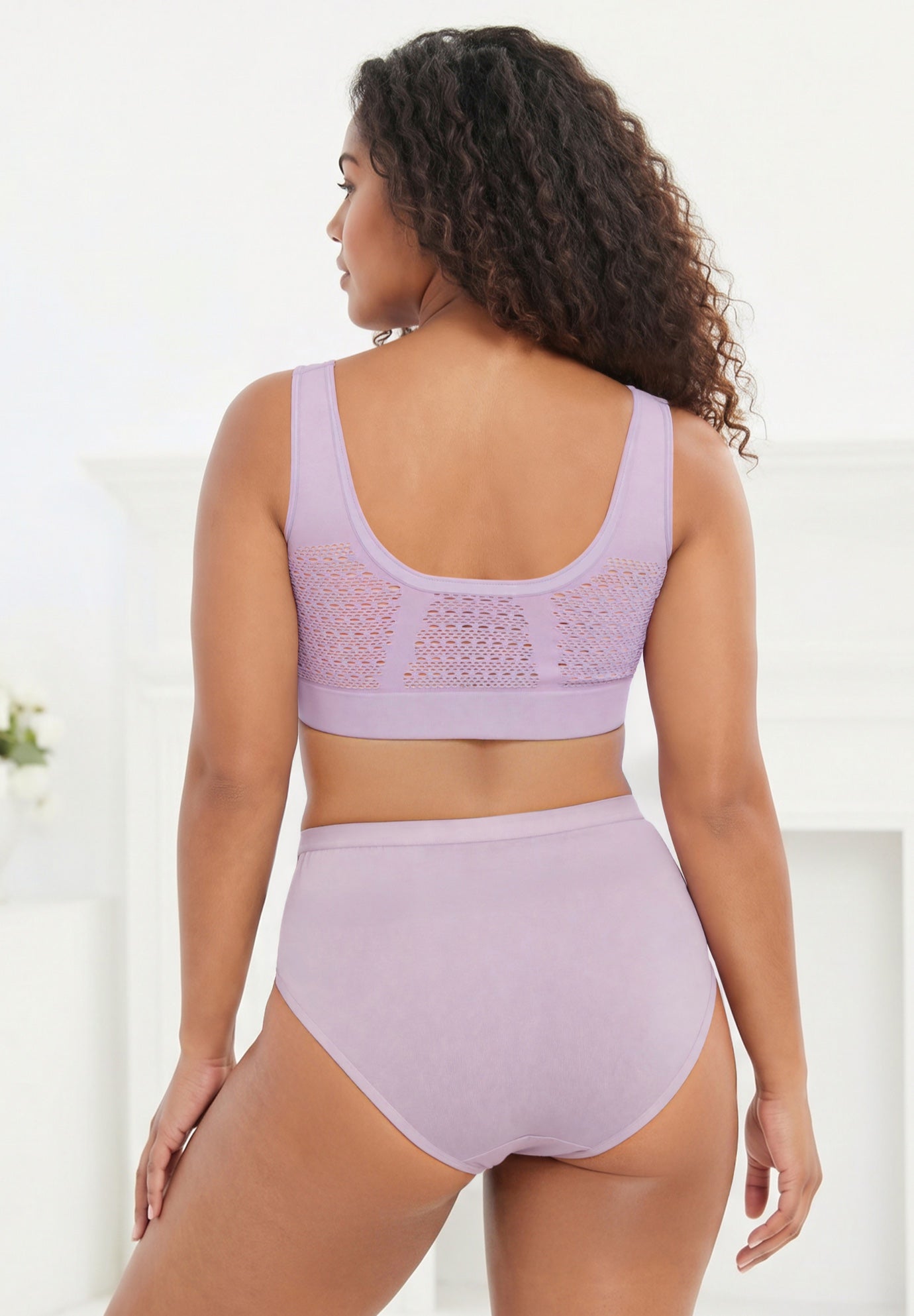 Wireless Cooling Seamless Bra image number 1